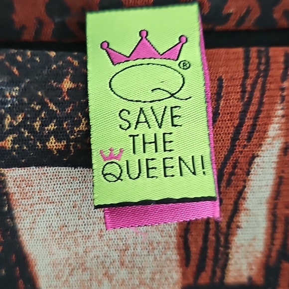 Save The Queen Vintage Top - Size S - Picture 2 of 7